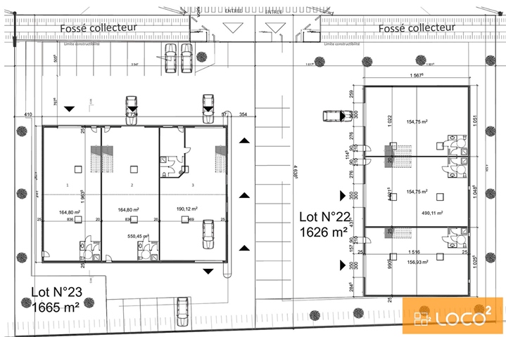 Local d'activité neuf de 150 m²