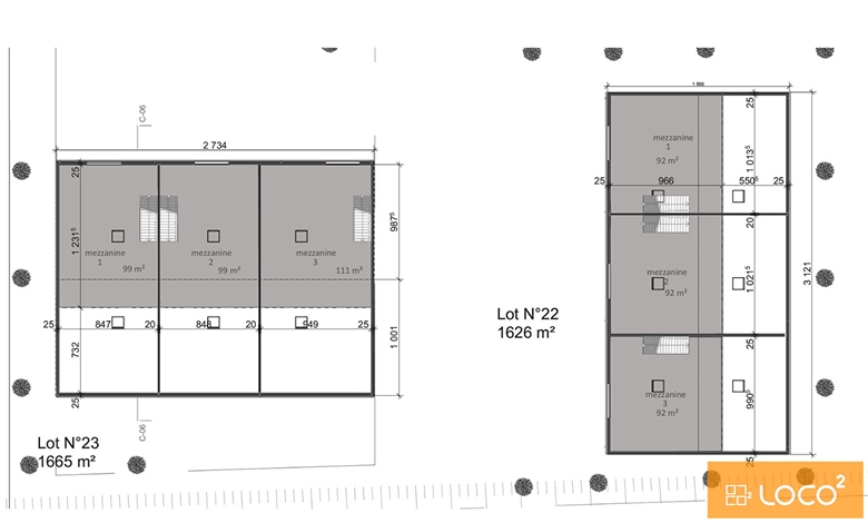 Local d'activité neuf de 450 m²